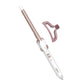 White/Rose Gold - 0.5 Inch Standard Barrel (Includes Claw Clip)
