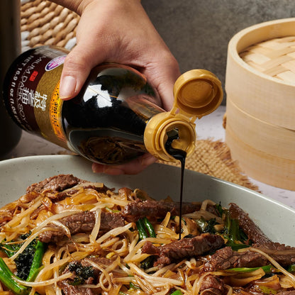Lee Kum Kee Premium Dark Soy Sauce – Single-Bottle Solution for Streamlined Asian Cooking, One Sauce for Glaze, Braise, and Stir-Fry