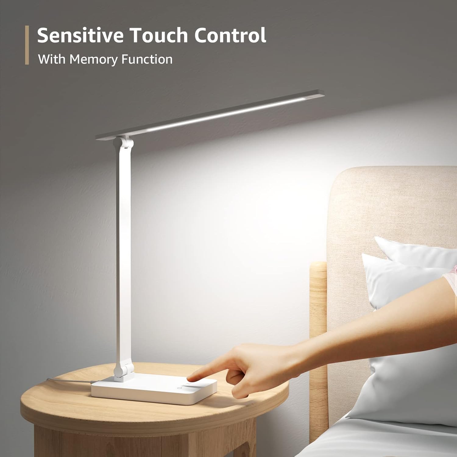 Lepro LED Desk Lamp with USB Port – Home Office Task Light for Late-Night Studying and Focused Computer Work