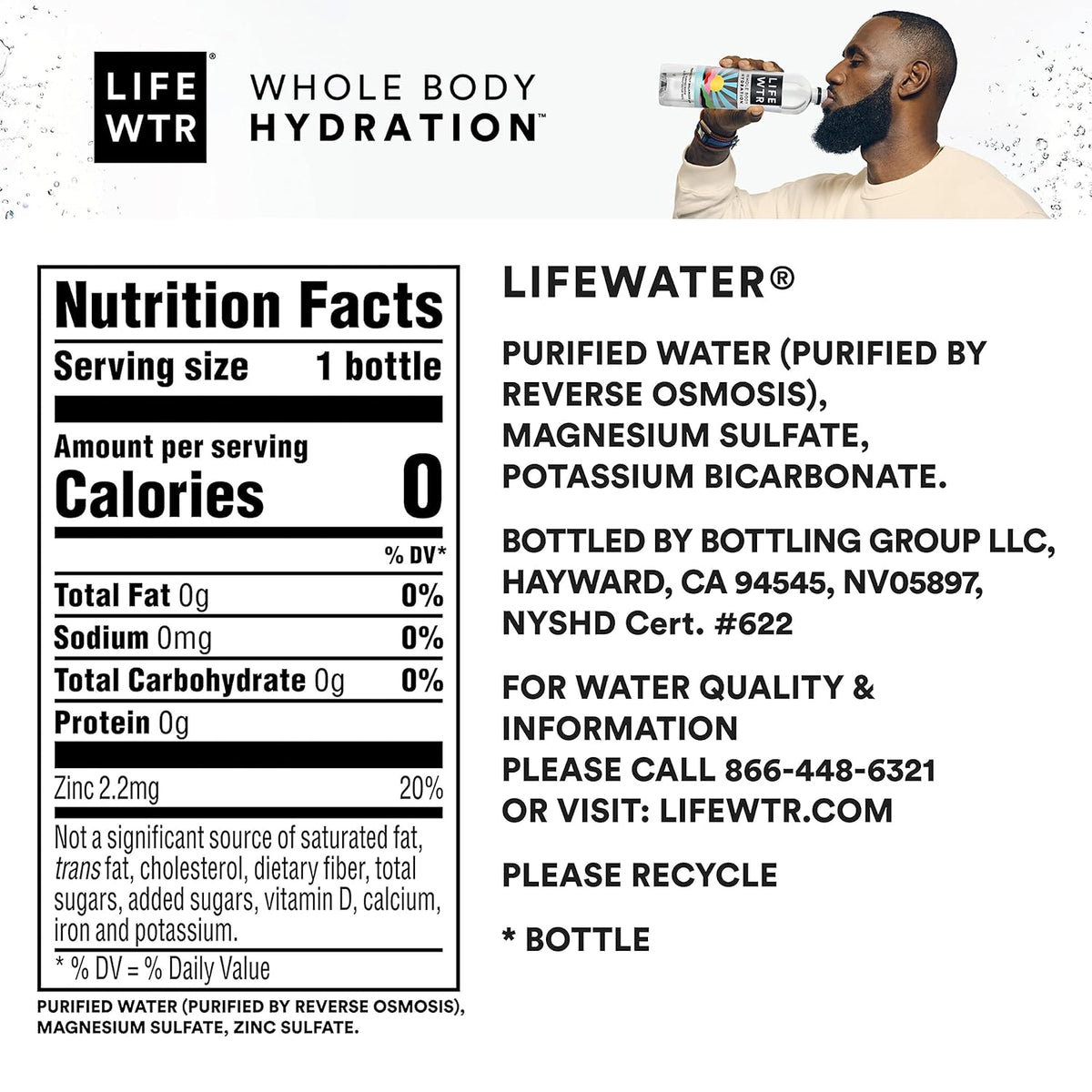 LIFEWTR pH Balanced Purified Water Pack for Holiday Gifting, Birthday Surprises, and Office Secret Santa