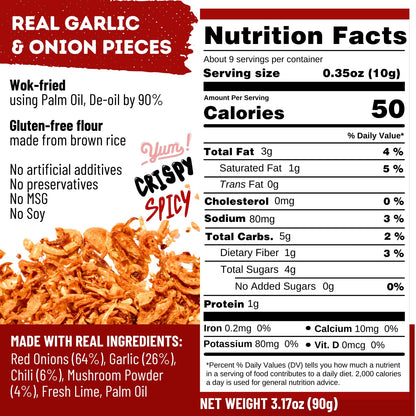 light, airy, non-greasy texture with low breading and high crunch