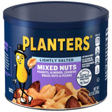 PLANTERS Mixed Nuts Lightly Salted – Heart-Healthy Desk and Meditation Break Snack, 10.3 oz Resealable Canister