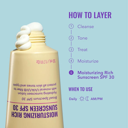 lightweight lotion texture that absorbs quickly with no greasy residue