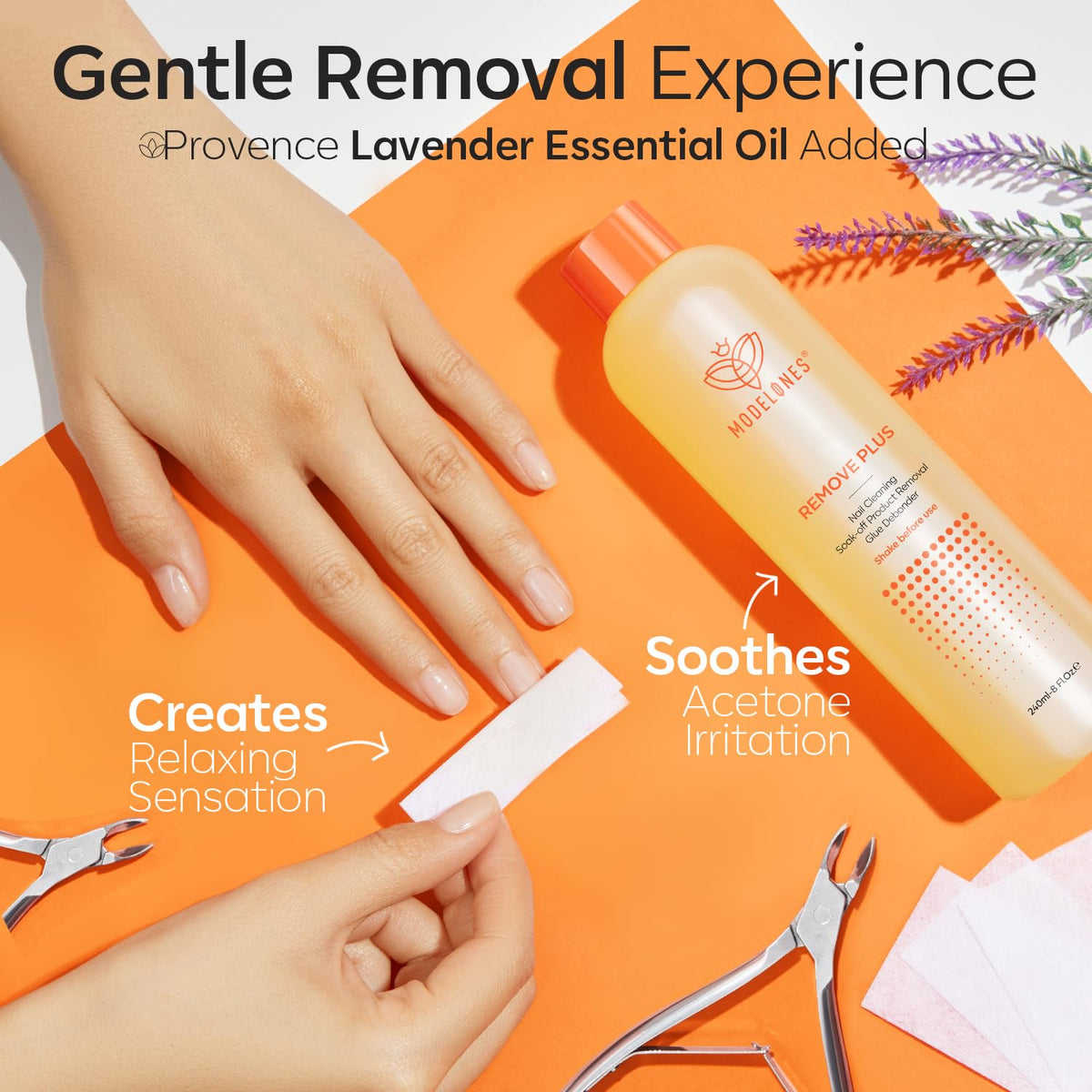 liquid form in 8 fl oz bottles with scent options (lemon, cucumber, clear) and bulk pack of 100 for salon use