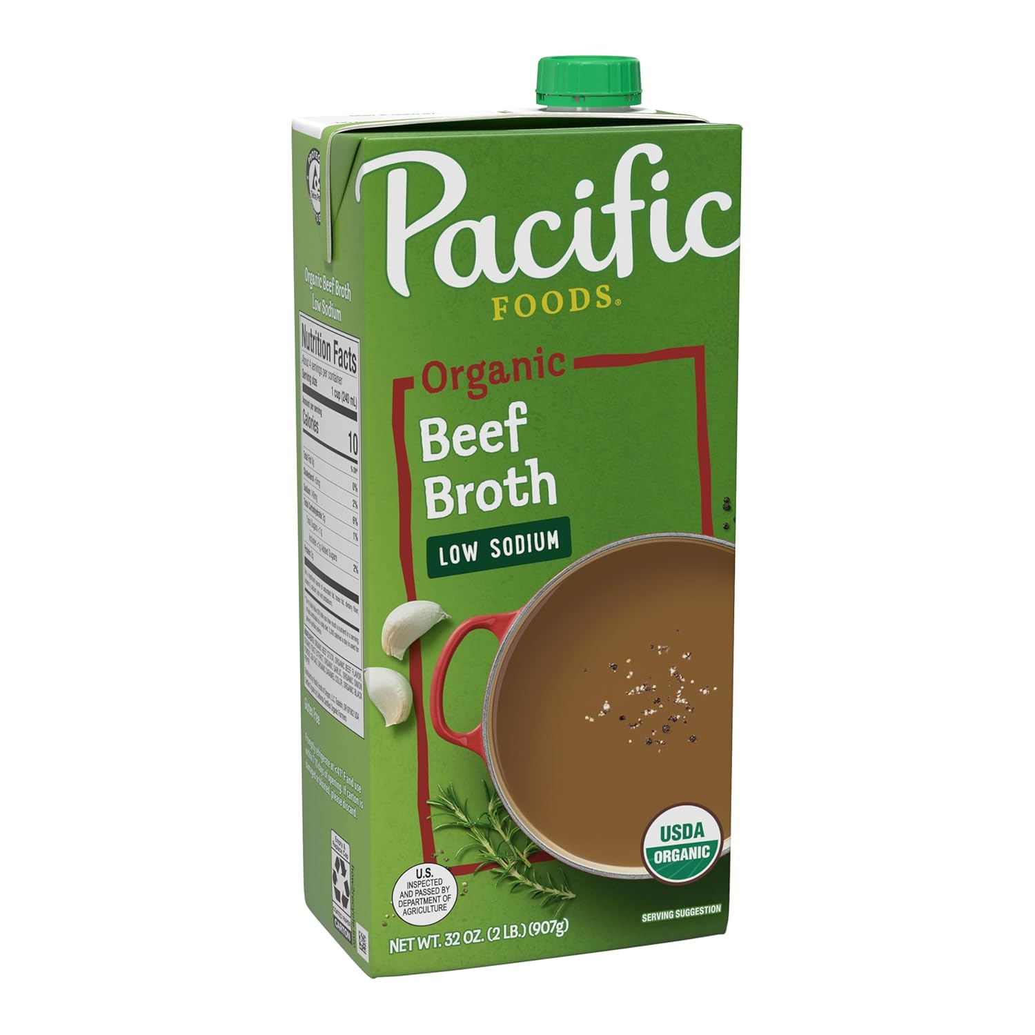 low sodium formulation at 140mg per serving