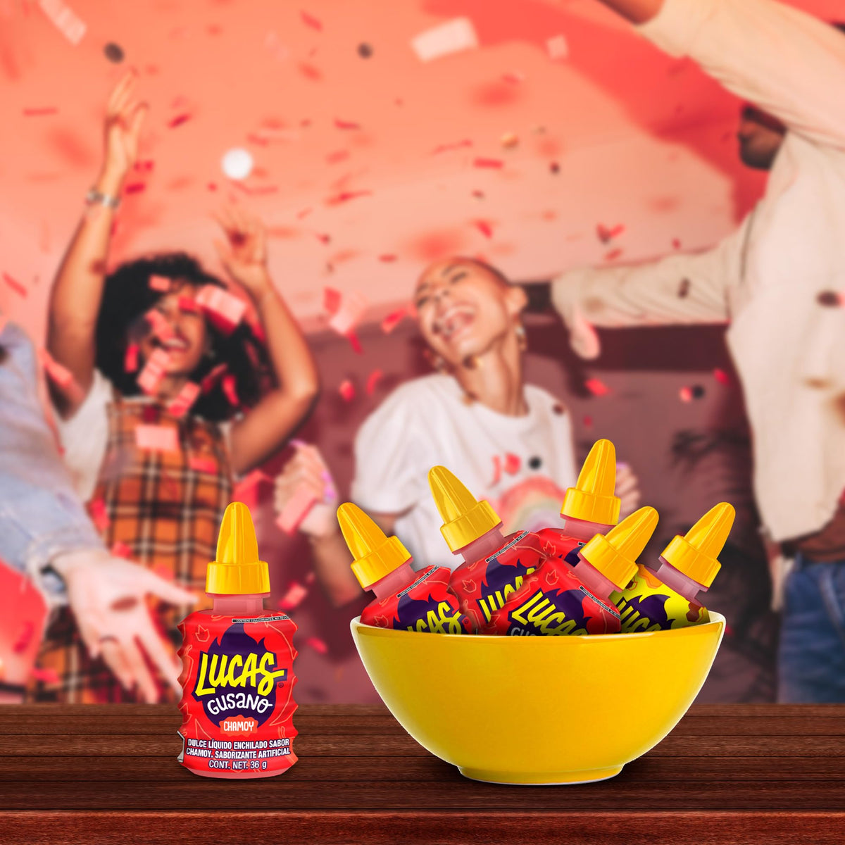 Lucas Chamoy Tamarind Liquid Gel Candy – On-the-Go Mexican Treat for Hiking and Day Trips