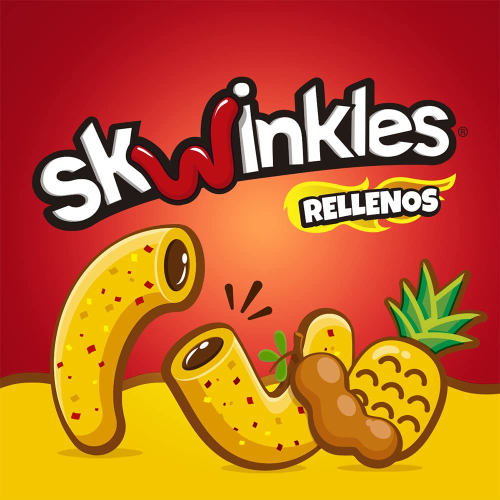Lucas Skwinkles Sweet & Sour Strips – Addictive Mexican Candy Gift Set for Valentine's Day and Holiday Care Packages