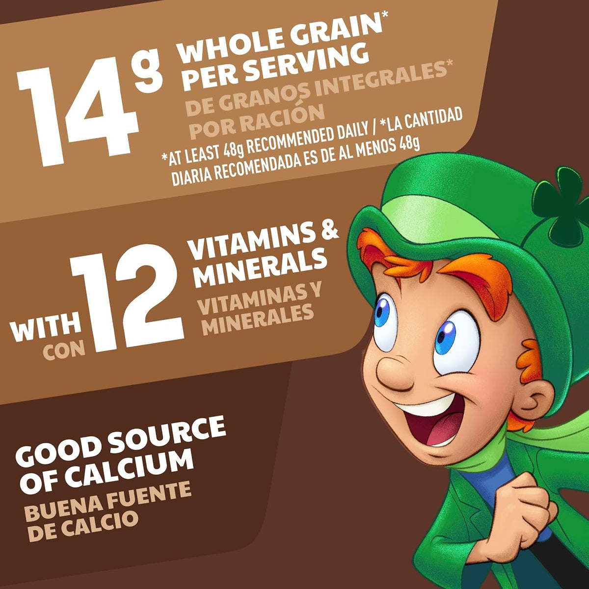 Lucky Charms Chocolatey Chocolate Cereal with Marshmallows – Lunchbox Snack Mix-In for Kids, Sweetened Cereal for Picky Eaters, 10.6 oz Box