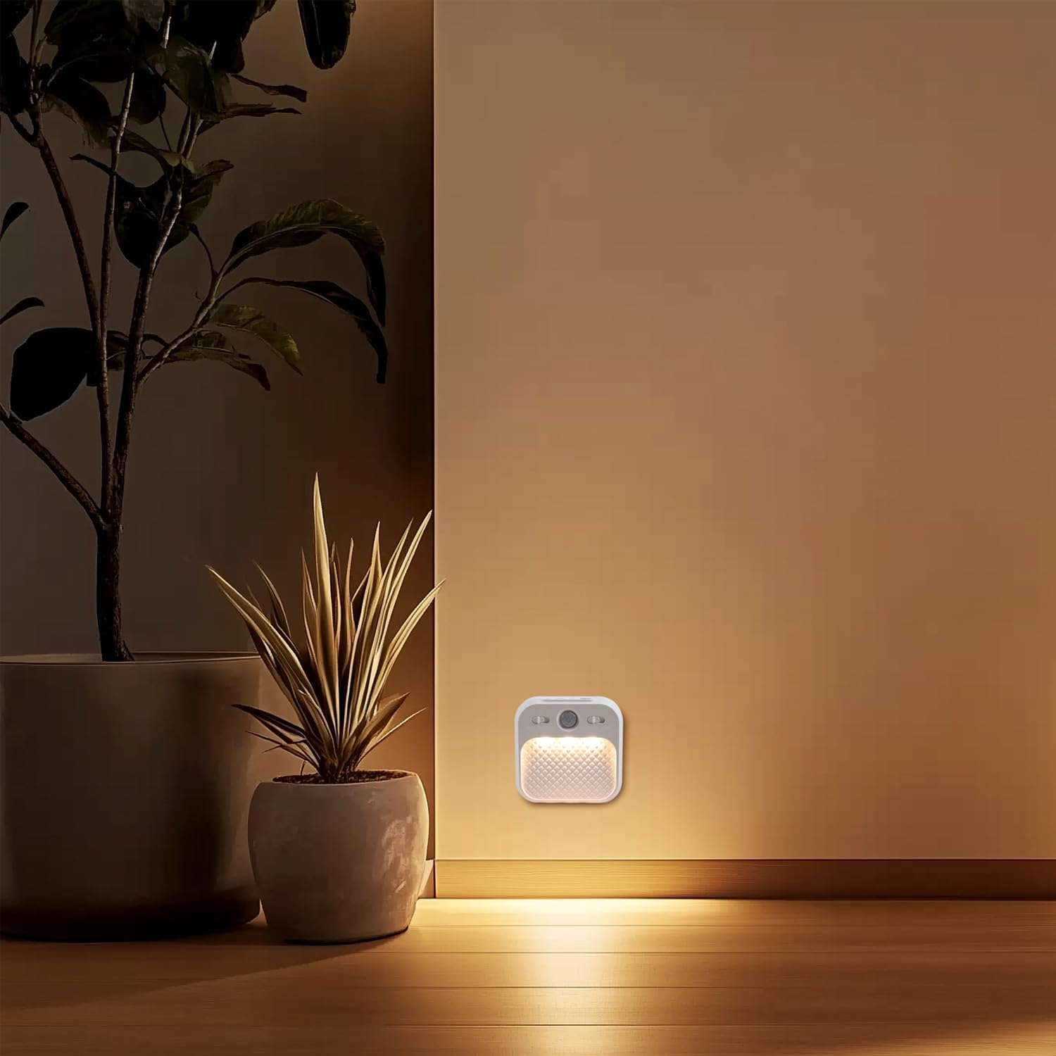 LumaGlow LED Night Light 2 Pack – Child-Safe Nursery Motion Light with Auto-Off Timer