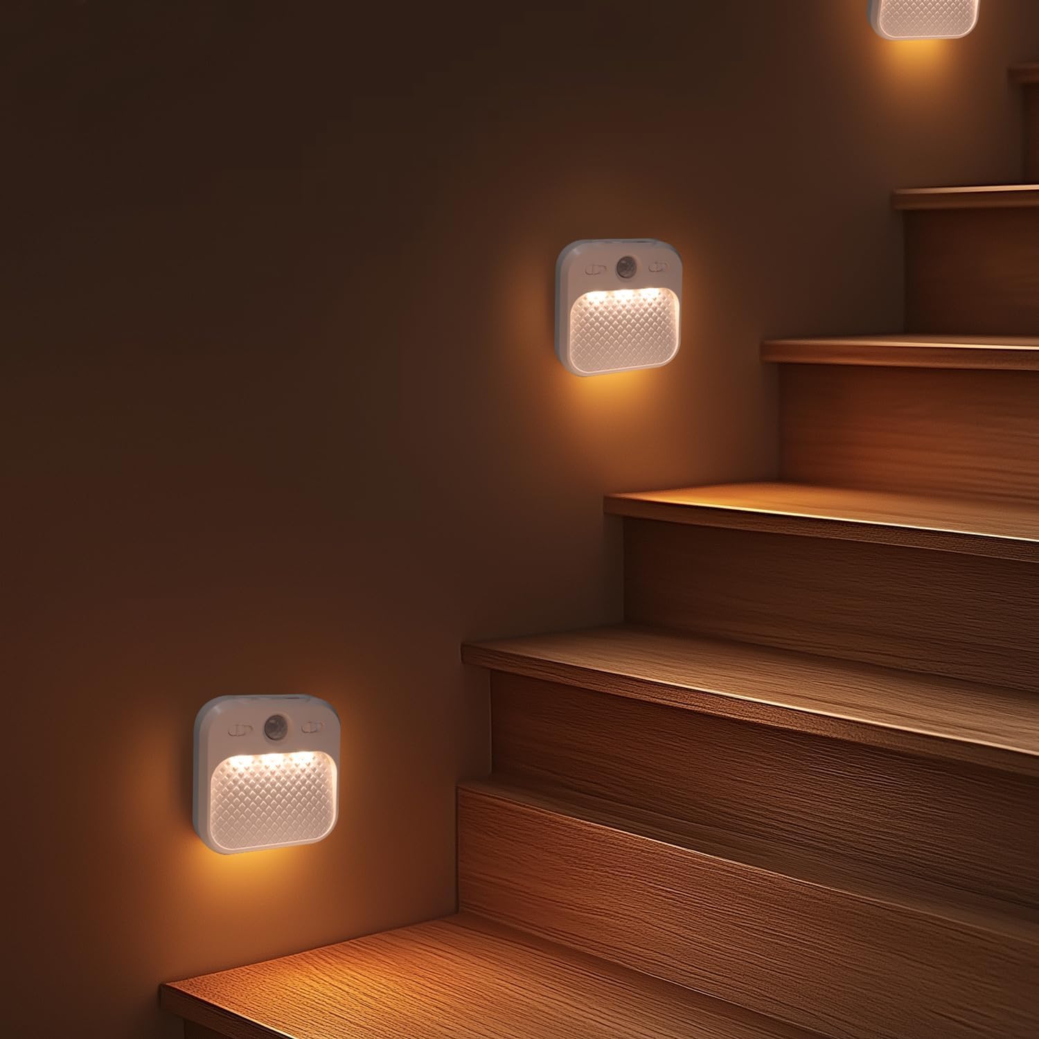LumaGlow LED Night Light 2 Pack – Child-Safe Nursery Motion Light with Auto-Off Timer