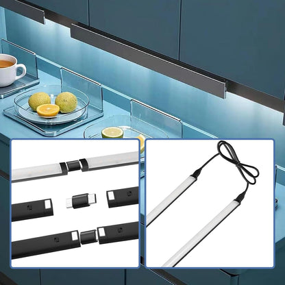 LumiBar Plug-in Under Cabinet Light Bar – Modern Bedroom Decor Accent with Tunable Warm-to-Cool Glow