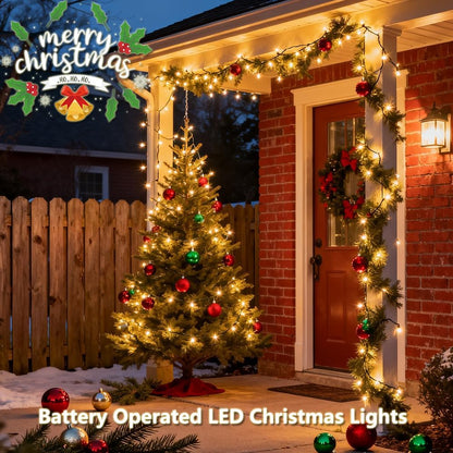 Lumicharm Battery String Lights – Cozy Bedroom Accent Lighting, 18ft Warm White Mini LED for Living Room Aesthetic