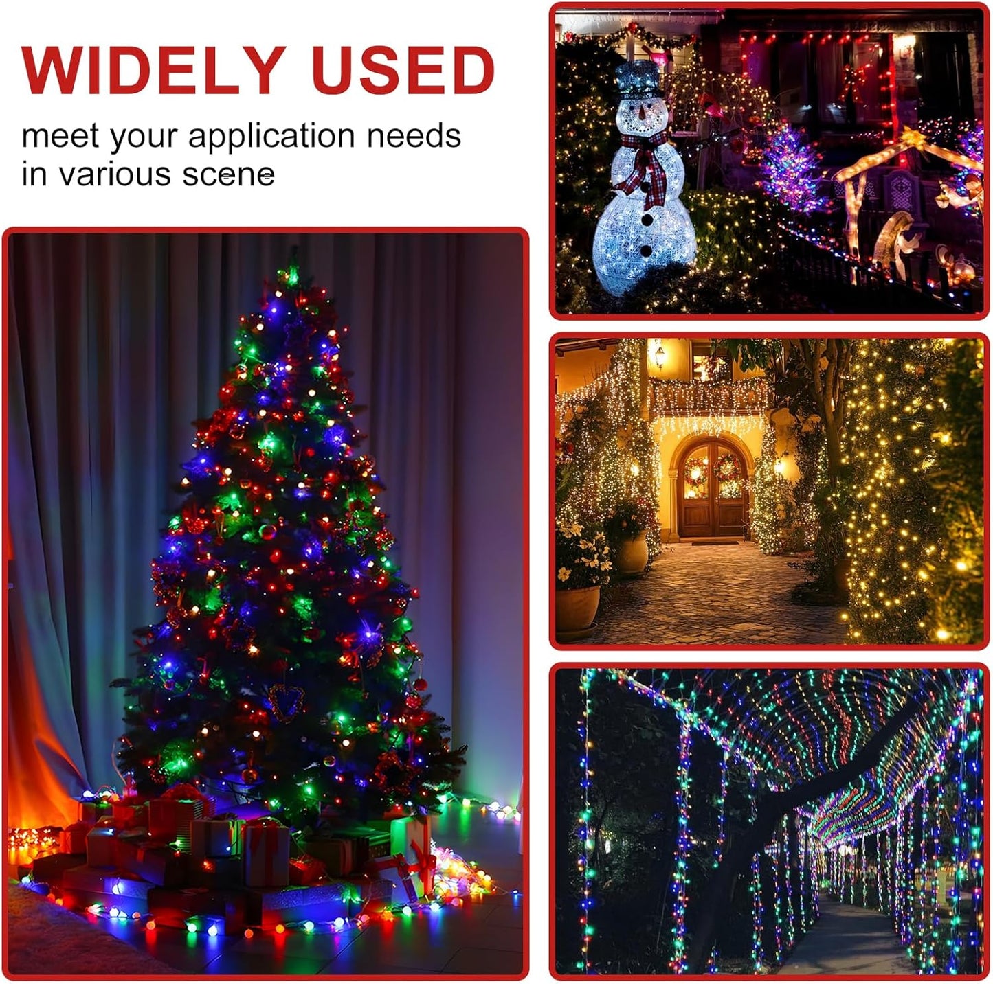 Lumicharm Battery String Lights – Cozy Bedroom Ambient Lighting, 100LED Warm White Fairy Lights for Home Decor
