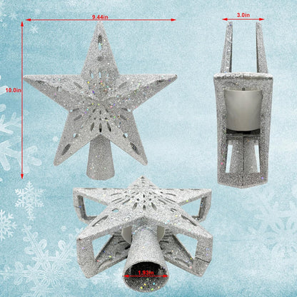 Lumichroma Christmas Tree Topper Projector – Ready-to-Give Holiday Gift Box for Mom and Grandparents