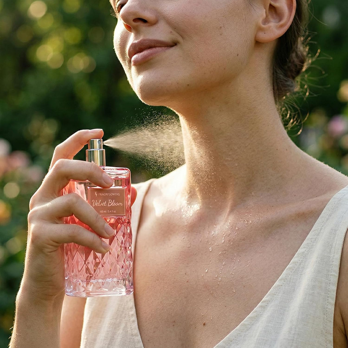 Lumière & Bloom Gentle Floral Mist – Yoga Room Companion, Layered Scent for Stress Relief