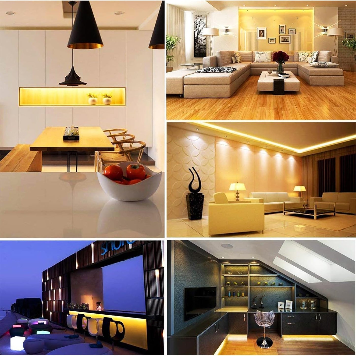 LUMIFLEX Aura 3mm COB Strip Light – Bedroom Ambient Decor, Dotless LED Tape for Living Room Atmosphere