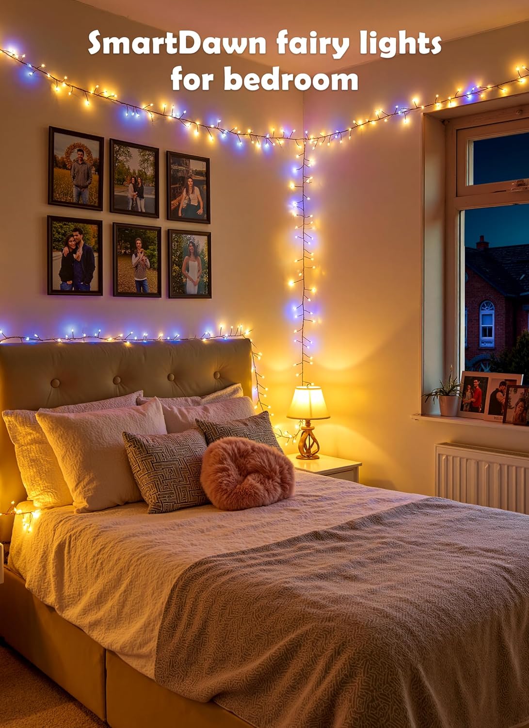 Lumify 4.5V Twinkle Lights 10ft – Cool to Touch LED String Lights Safe for Kids Bedroom and Nursery Decor
