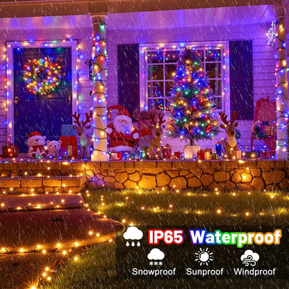 Lumify Home Patio String Lights 100FT – IP65 Waterproof Color Changing LEDs for Backyard, Pergola and Garden Ambient Lighting