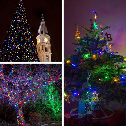 Lumify Solar String Lights – 180FT Warm & Multicolor Bedroom & Living Room Decor, 8 Modes