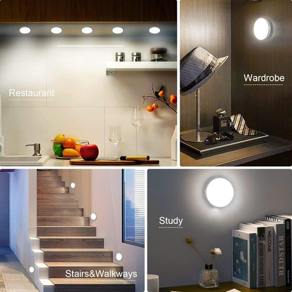 LuminBeam Motion Night Light – Fall Prevention Stair Lighting for Elderly, Cordless Rechargeable Step Light