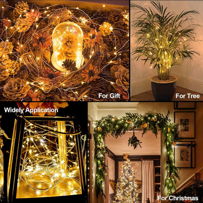 Lumoonity LED Fairy Lights – Bedroom Aesthetic String Lights for Headboard & Canopy, Warm White Ambient Decor