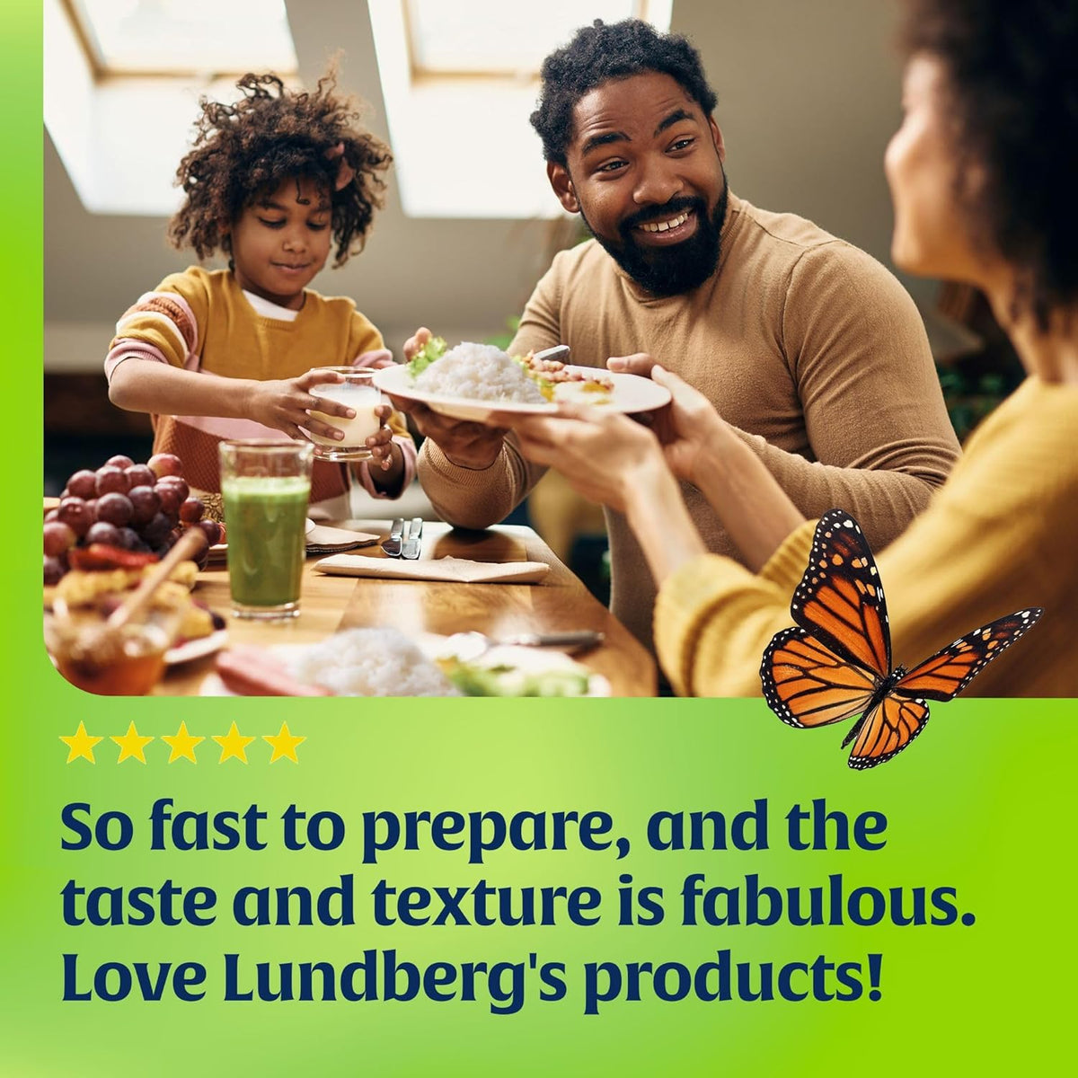 Lundberg Cilantro Lime Rice 5.5 Oz – Plant-Based Side for Hormone-Friendly Wellness Lunches