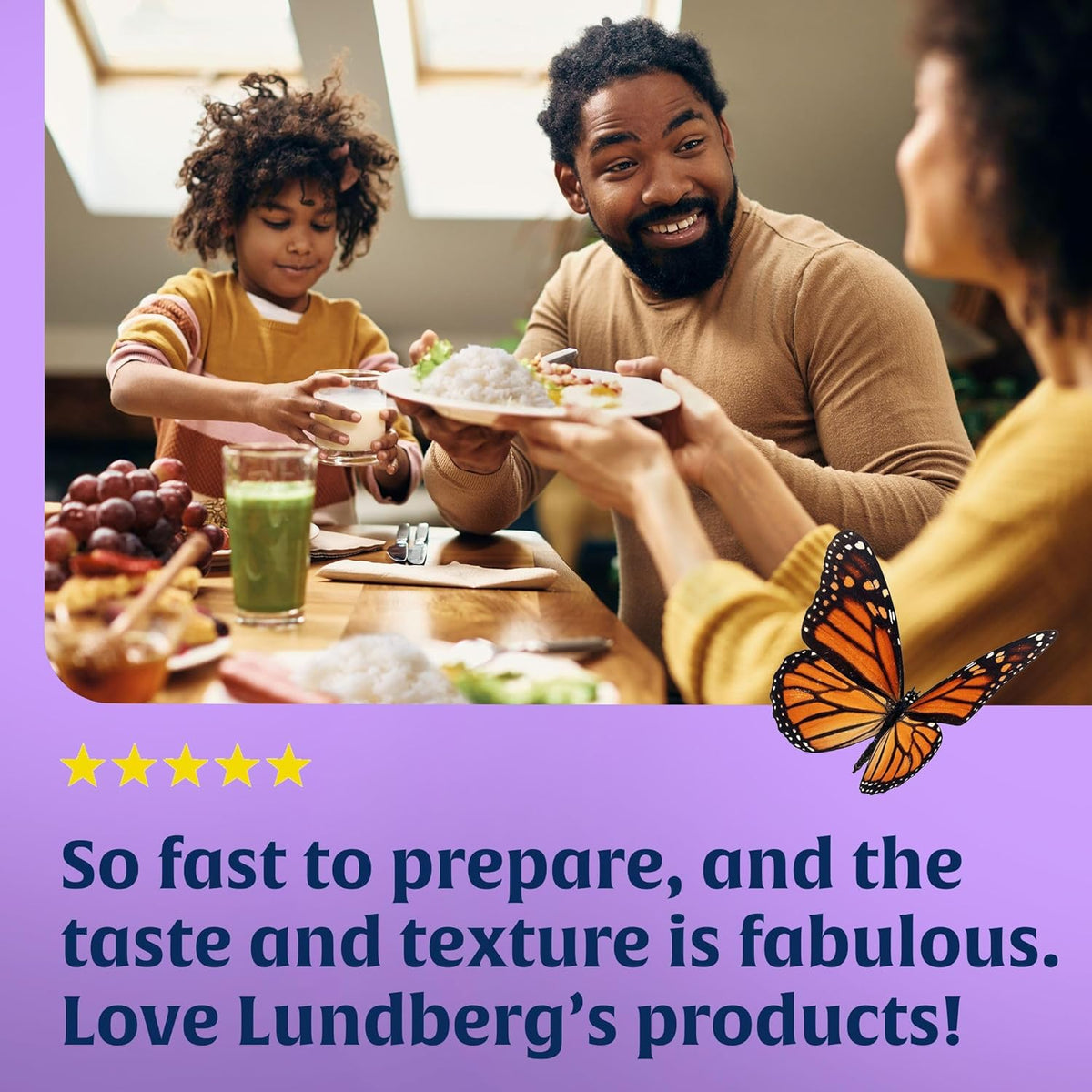 Lundberg Value Size Regenerative Jasmine Rice – Family-Size Two-Ingredient Side for Kid-Friendly Weeknight Dinners
