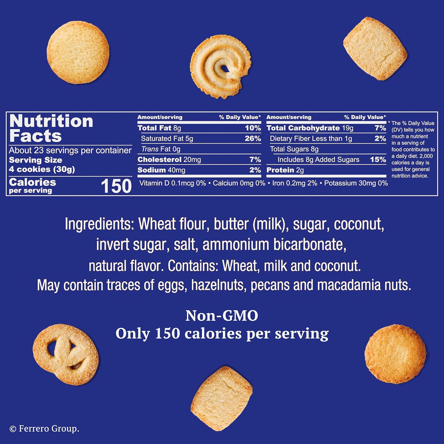made with real butter and no preservatives or artificial colors