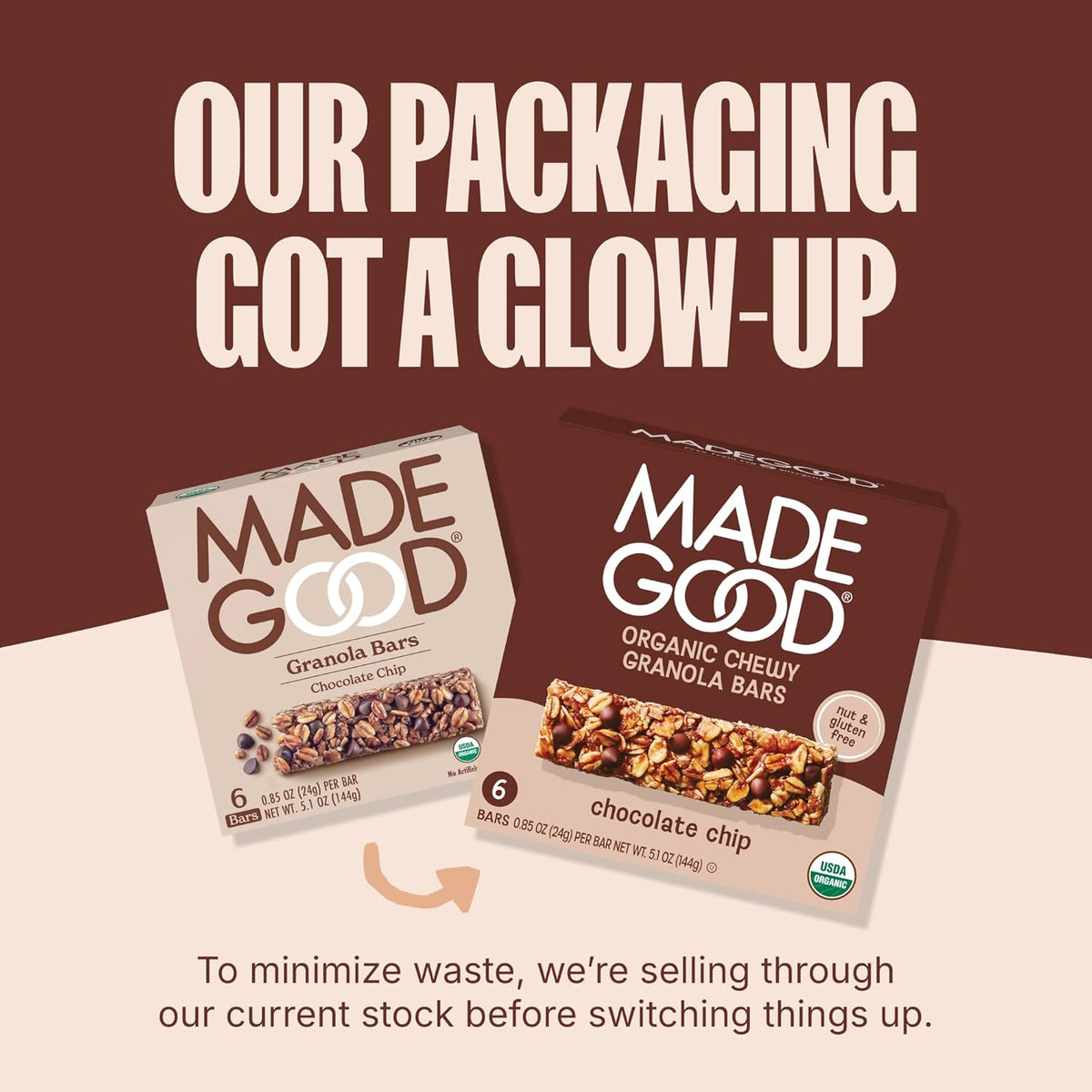 MadeGood Chocolate Chip Granola Bars – Safe School Snack for Nut Allergy Kids, Vegetable Nutrient Packed