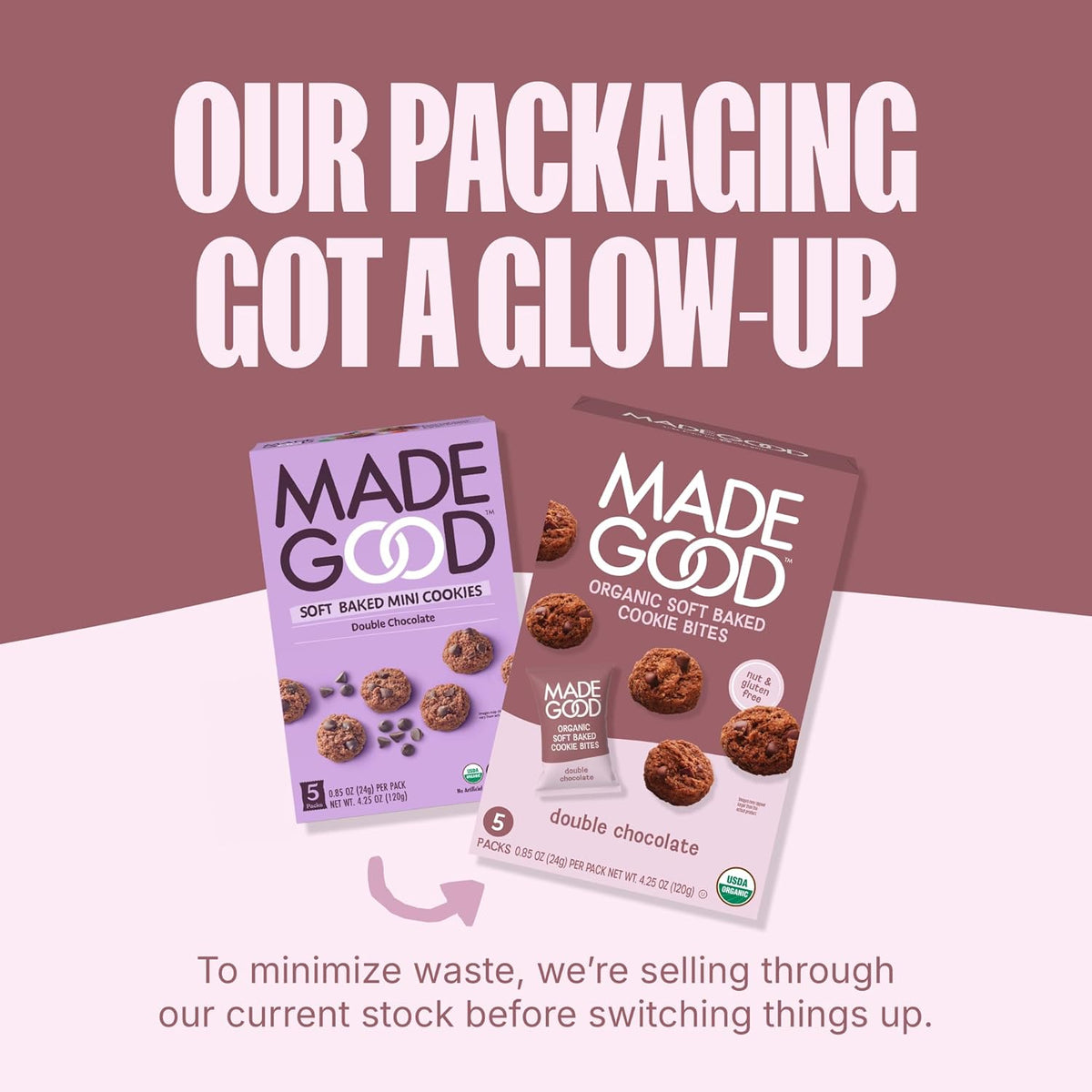 MadeGood Double Chocolate Soft-Baked Cookies – Simple Five-Ingredient Snack for Clutter-Free Pantries