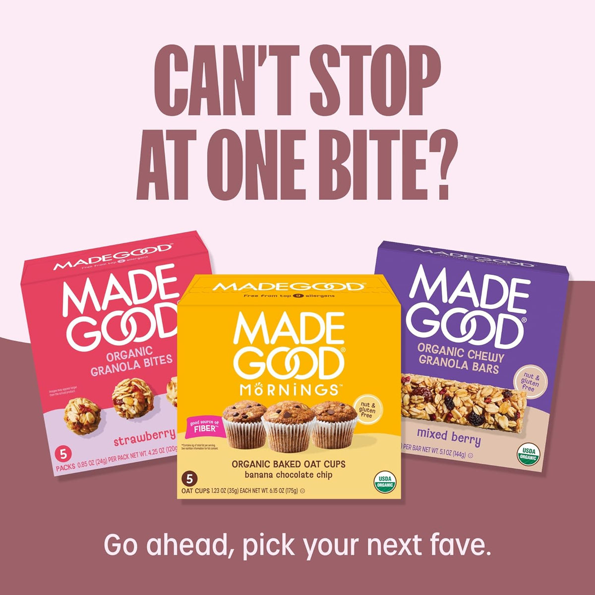 MadeGood Double Chocolate Soft-Baked Cookies – Simple Five-Ingredient Snack for Clutter-Free Pantries