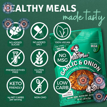 MaeMai MILD Spice – Family-Friendly Mild Crunch for Kid Lunch Boxes, No-MSG Rice Topper