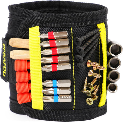 Magnetic Wristband for Holding Screws and Drill Bits – Hands-Free Tool Organizer for Home Garage and Workshop