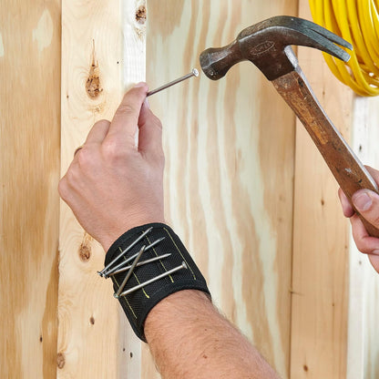 MagSnap Magnetic Wristband by Wrap-It Storage - Workshop Helper for Electricians, Hands-Free Bolt and Nut Holder on the Job