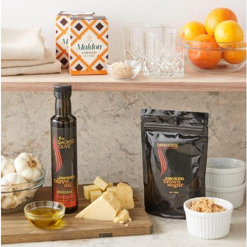 Maldon Smoked Sea Salt Flakes – 140-Year Heritage Pyramid Crystals for Elevated Home Dining