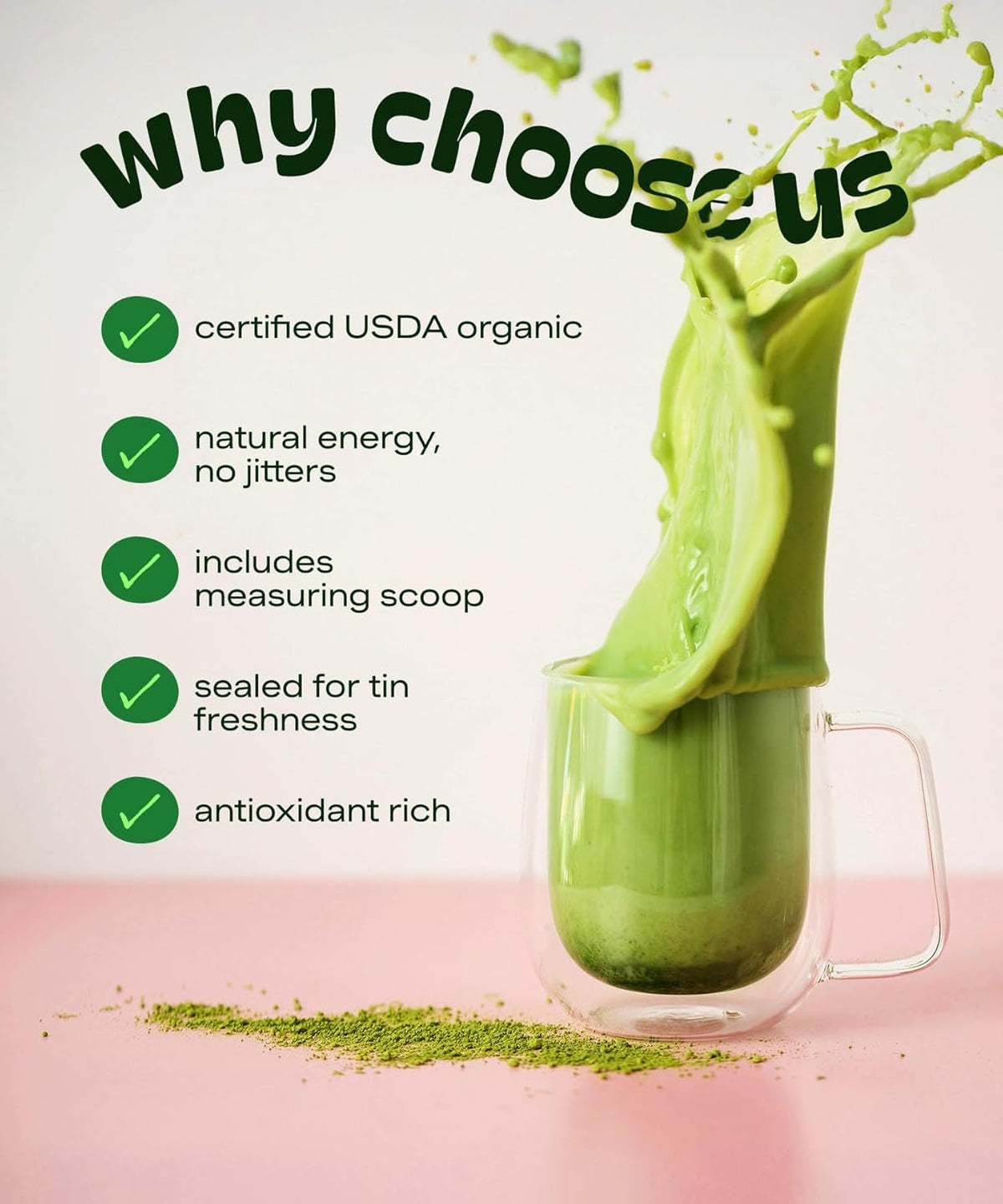 Matcha DNA Organic Matcha Powder - Thoughtful Wellness Gift for Her, Matcha Latte Starter with Tin & Spoon