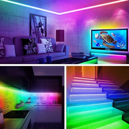 maylit ICRGB TV LED Backlight – Eye-Strain Relief Bias Lighting for Late-Night Movie Marathons
