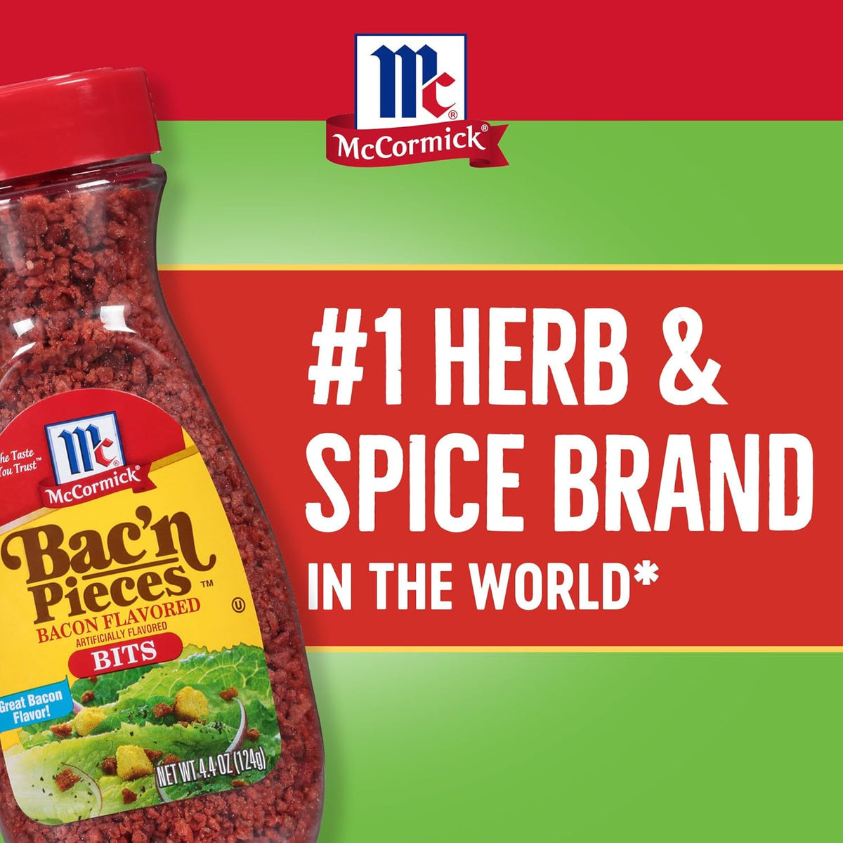 McCormick Bac'n Pieces Bacon Flavored Bits as a Thoughtful Hostess Gift for Party Hosts, 4.4 oz