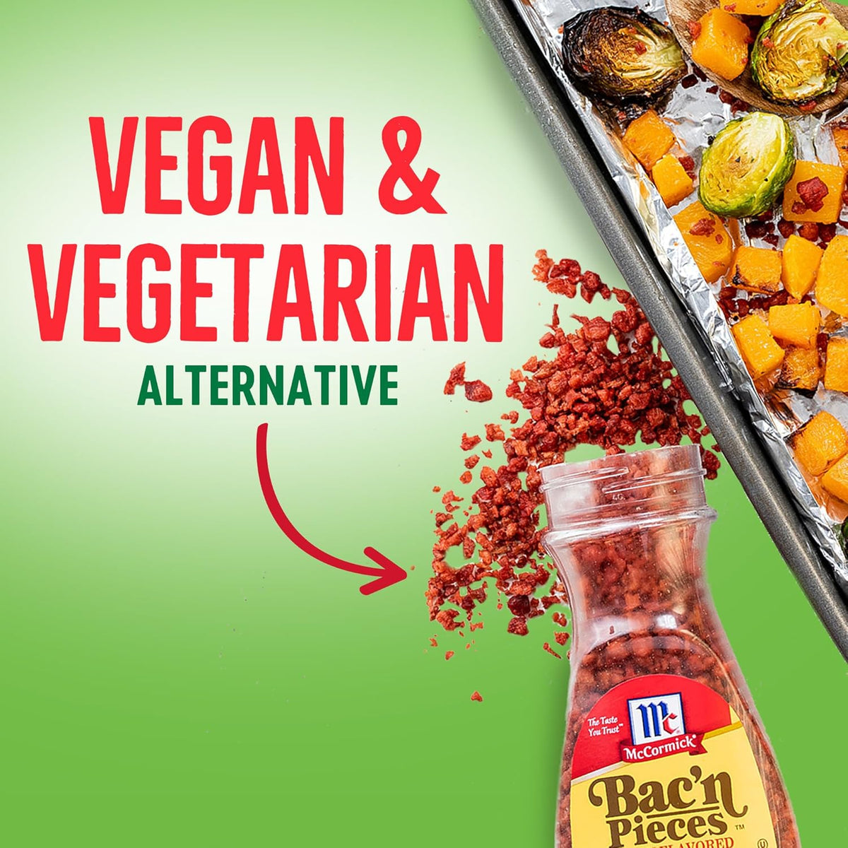 McCormick Bac'n Pieces Bacon Flavored Bits as a Thoughtful Hostess Gift for Party Hosts, 4.4 oz