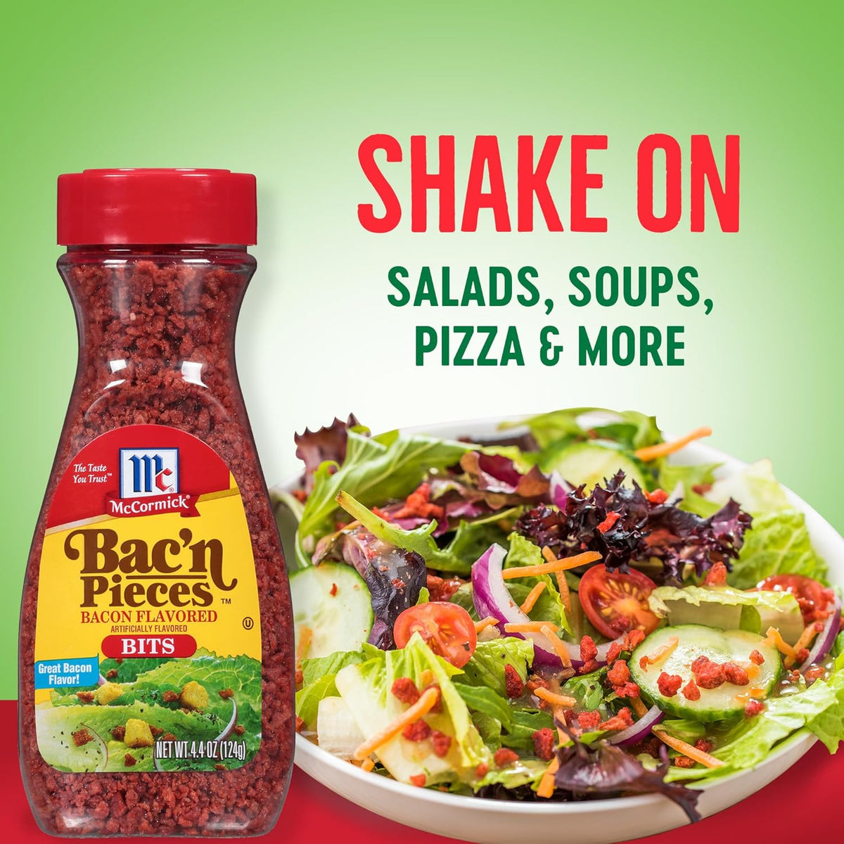 McCormick Bac'n Pieces Bacon Flavored Bits as a Thoughtful Hostess Gift for Party Hosts, 4.4 oz