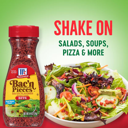 McCormick Bac'n Pieces Bacon Flavored Bits as a Thoughtful Hostess Gift for Party Hosts, 4.4 oz