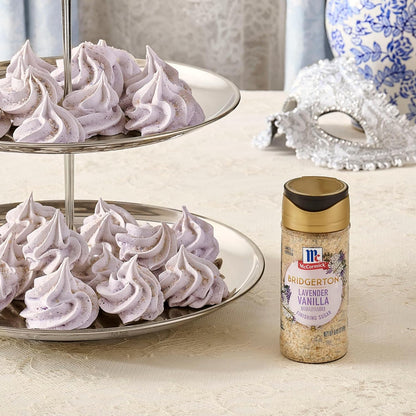McCormick Bridgerton Finishing Sugar – Calming Lavender Vanilla Crystals for an Elevated Wind-Down Matcha or Tea Ritual