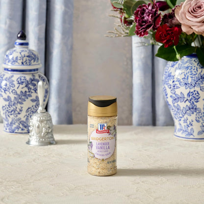McCormick Bridgerton Finishing Sugar – Calming Lavender Vanilla Crystals for an Elevated Wind-Down Matcha or Tea Ritual