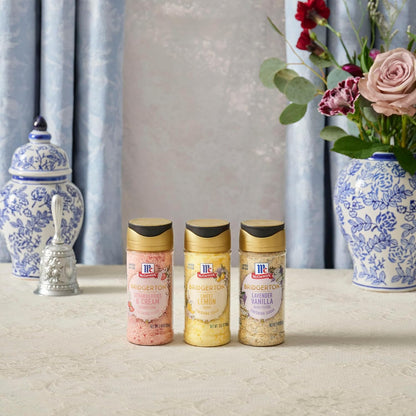 McCormick Bridgerton Finishing Sugar – Calming Lavender Vanilla Crystals for an Elevated Wind-Down Matcha or Tea Ritual