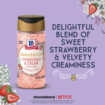 McCormick Bridgerton Finishing Sugar – Display-Worthy Limited Edition Bottle for Themed Kitchen Counter Styling