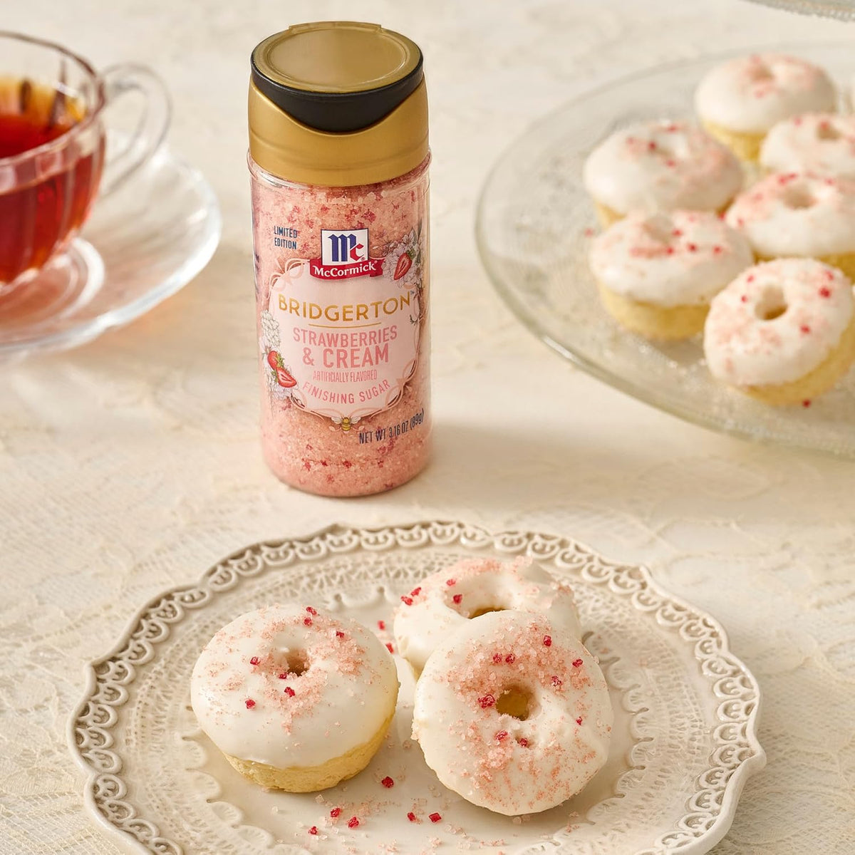 McCormick Bridgerton Finishing Sugar – Display-Worthy Limited Edition Bottle for Themed Kitchen Counter Styling
