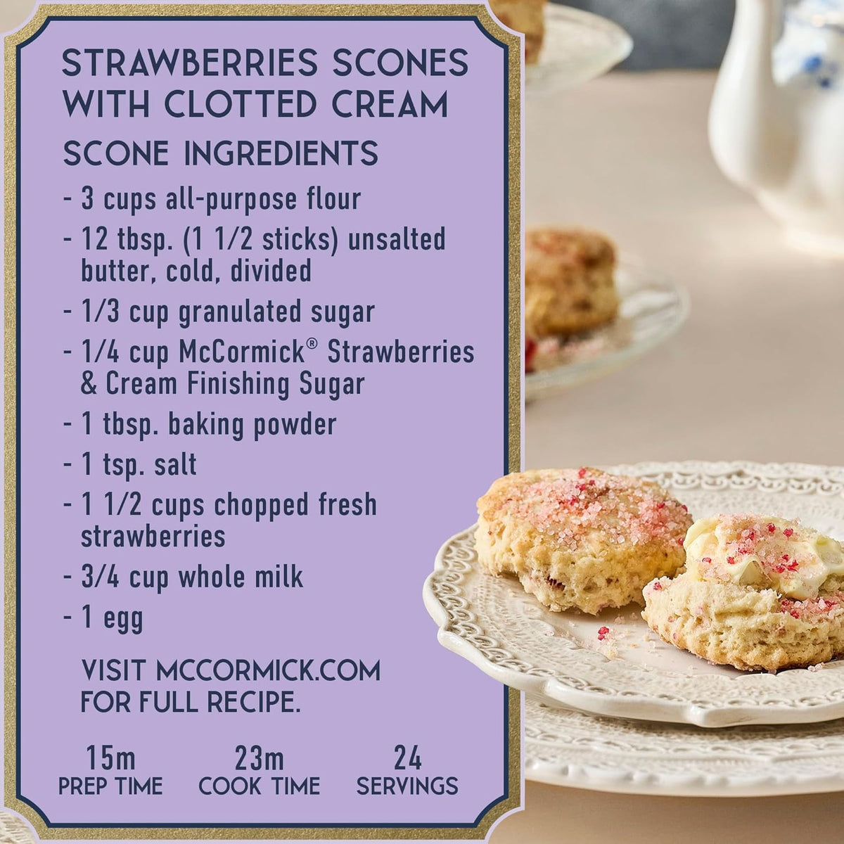 McCormick Bridgerton Finishing Sugar – Display-Worthy Limited Edition Bottle for Themed Kitchen Counter Styling