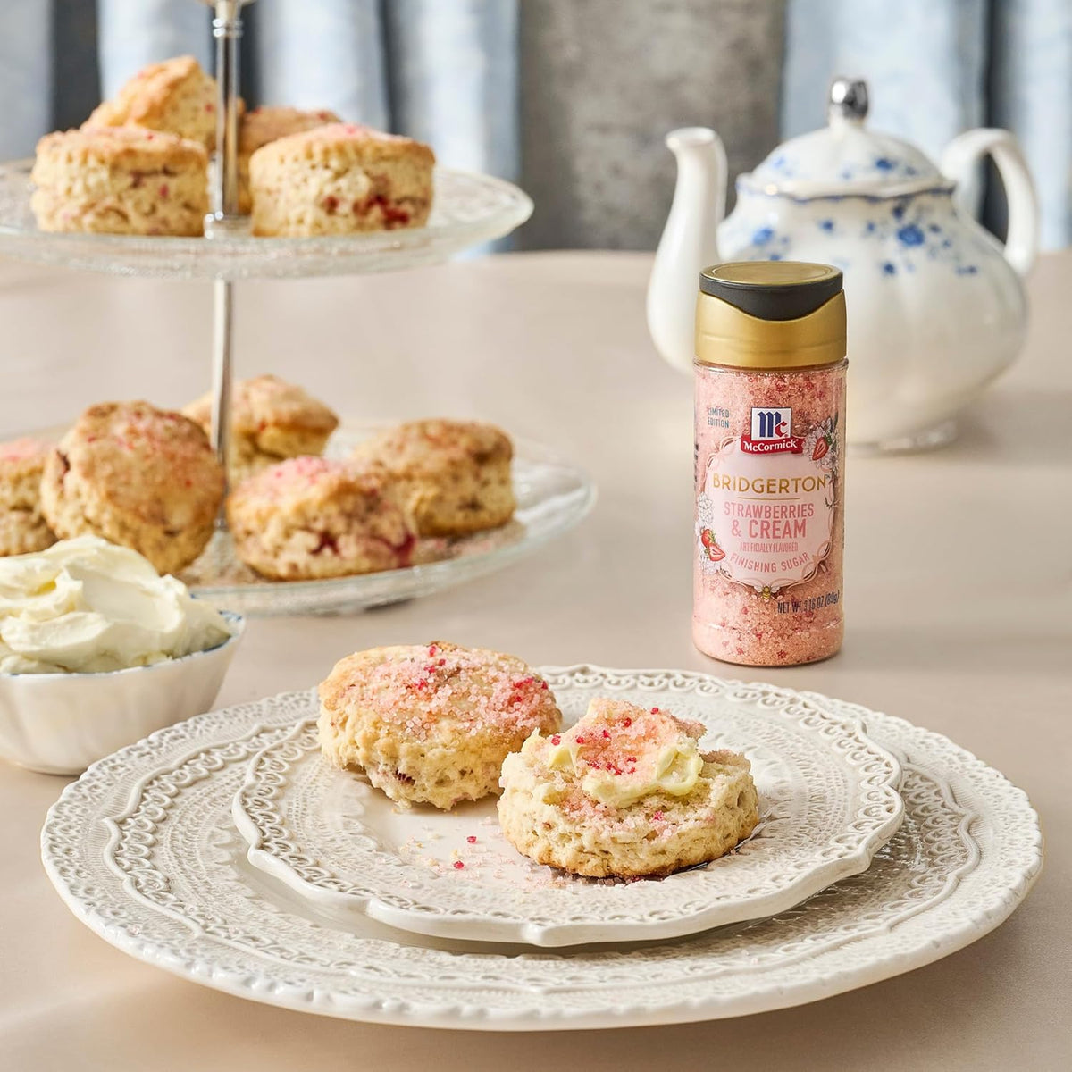 McCormick Bridgerton Finishing Sugar – Display-Worthy Limited Edition Bottle for Themed Kitchen Counter Styling