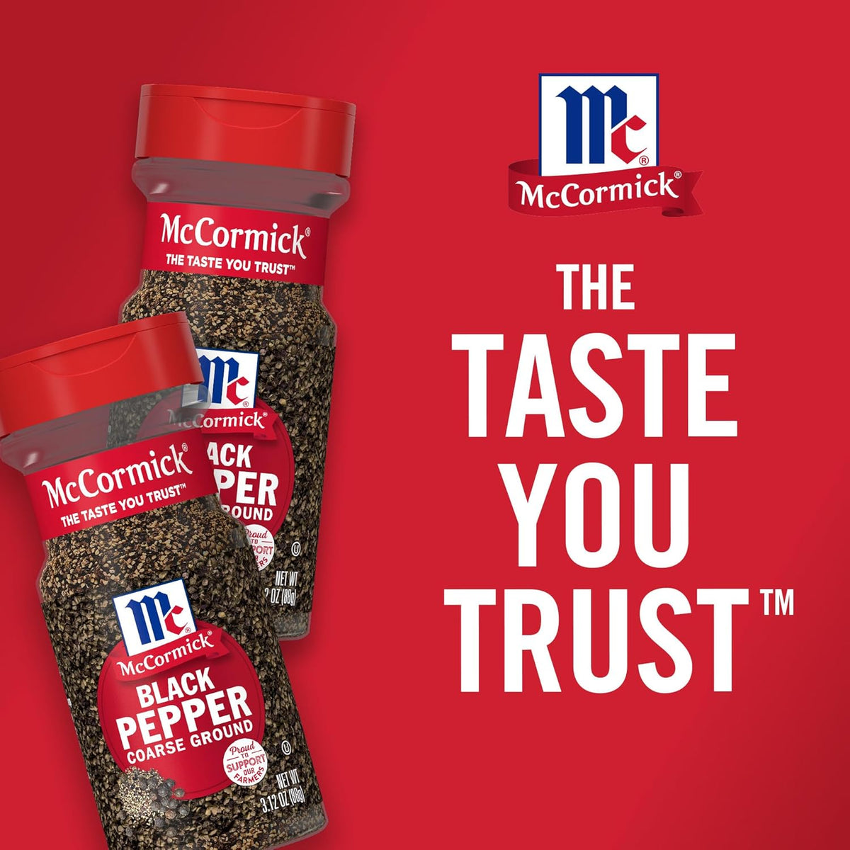McCormick Coarse Ground Black Pepper – Low-Carb Keto Friendly Seasoning for Health-Conscious Home Cooks
