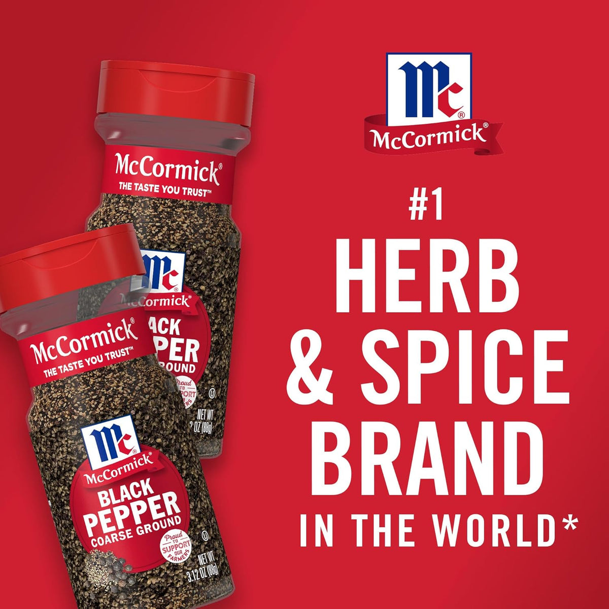 McCormick Coarse Ground Black Pepper – Low-Carb Keto Friendly Seasoning for Health-Conscious Home Cooks